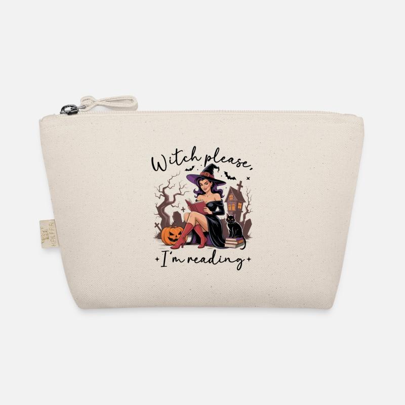 Witch Reading by Pumpkin Night Organic Pouch