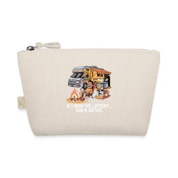 Funny If I Won The Lottery You'd Notice Yacht boat - Organic Pouch - nature - Front