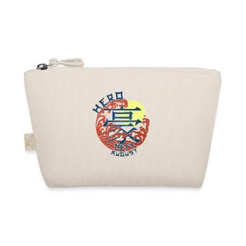 Japan Hero since August 1977 Birthday Gift - Organic Pouch - nature - Front
