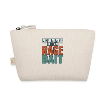 Stolzes Mitglied des Teams Rage Bait, lustiger Spruch - Bio-Täschchen - Natur - Vorne