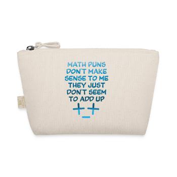 Math Teacher Geometry School Mathematics - Organic Pouch - nature - Front