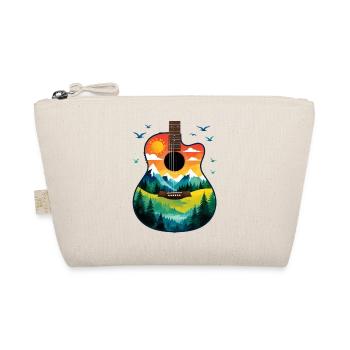 Mountain landscape on guitar - Organic Pouch - nature - Front
