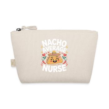 Nacho Average Nurse Humor Design - Bio-Täschchen - Natur - Vorne