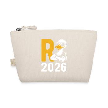 Cartoon Rente 2026 - Ruhestand - Pension - Bio-Täschchen - Natur - Vorne