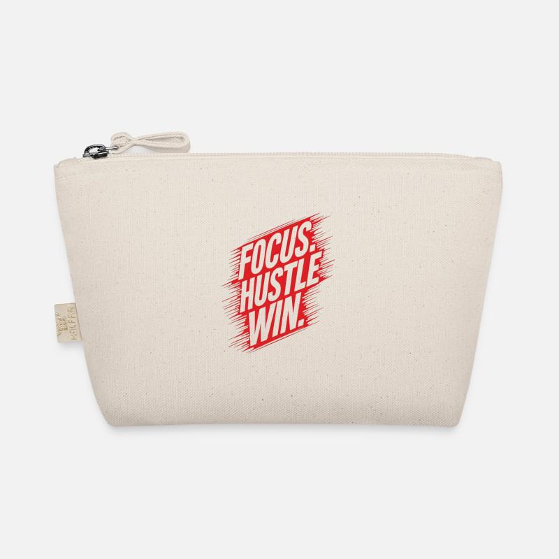 Fokus Hustle Win Bio-Täschchen