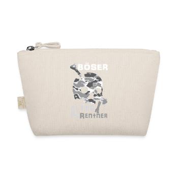 Evil Old Pensioner Skull - Organic Pouch - nature - Front