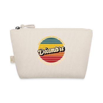 Legends Are Born In December - Anniversary - Organic Pouch - nature - Front