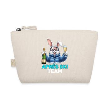 Apres Ski Haserl Pink Hase - Bio-Täschchen - Natur - Vorne