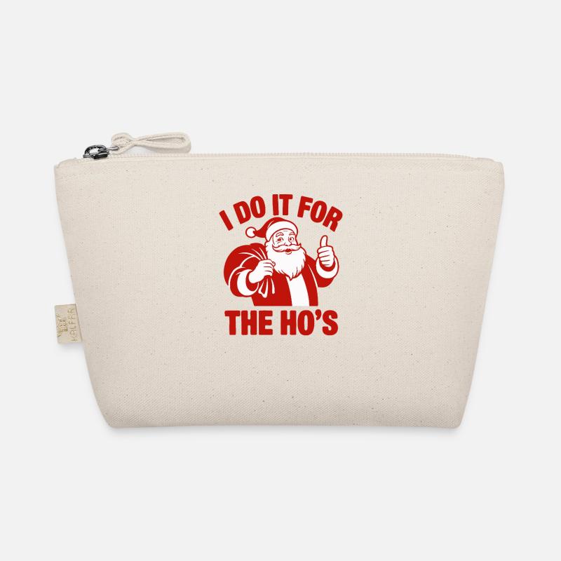 T-shirt de jeu de mots sur le Père Noël Trousse biologique