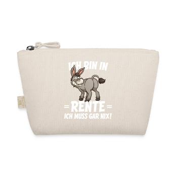 Je suis à la retraite de l’humour - Trousse biologique - nature - Devant