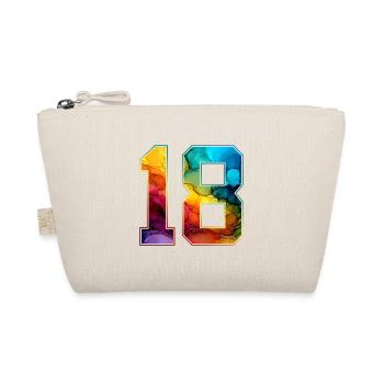 NO. 18 NUMBER 18 COLLEGE 18TH BIRTHDAY - Organic Pouch - nature - Front