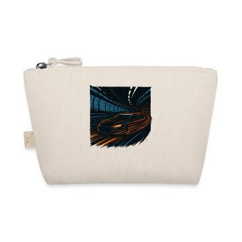 Night Driving Sports Car In Tunnel Speed - Organic Pouch - nature - Front