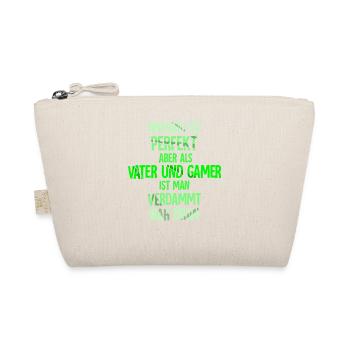 Gamer Gamer Nerd Father Saying Father's Day Funny - Organic Pouch - nature - Front