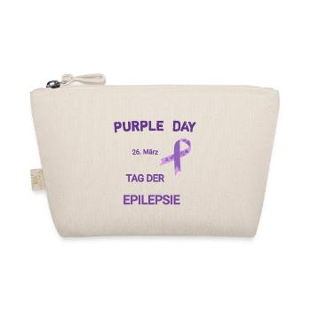 Purple Day Epilepsy Education - Organic Pouch - nature - Front