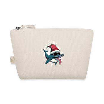 Whale Christmas Funny - Organic Pouch - nature - Front