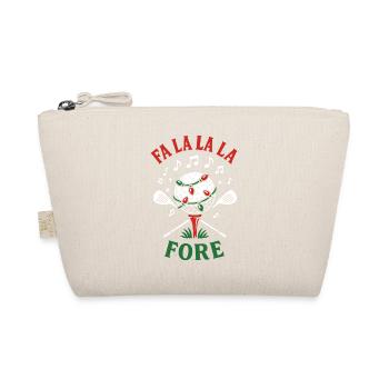 Fa La La La Fore Golf Christmas Fun - Organic Pouch - nature - Front