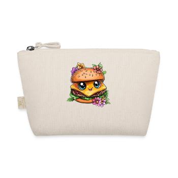Burger kawaii aux fleurs - Trousse biologique - nature - Devant