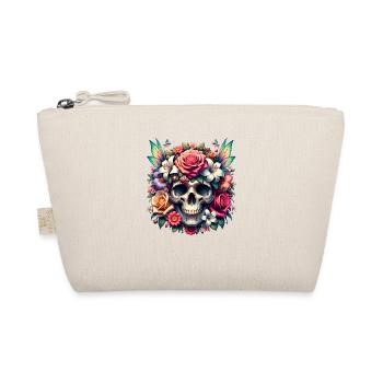 Flowers Skull Beauty Bloom - Organic Pouch - nature - Front
