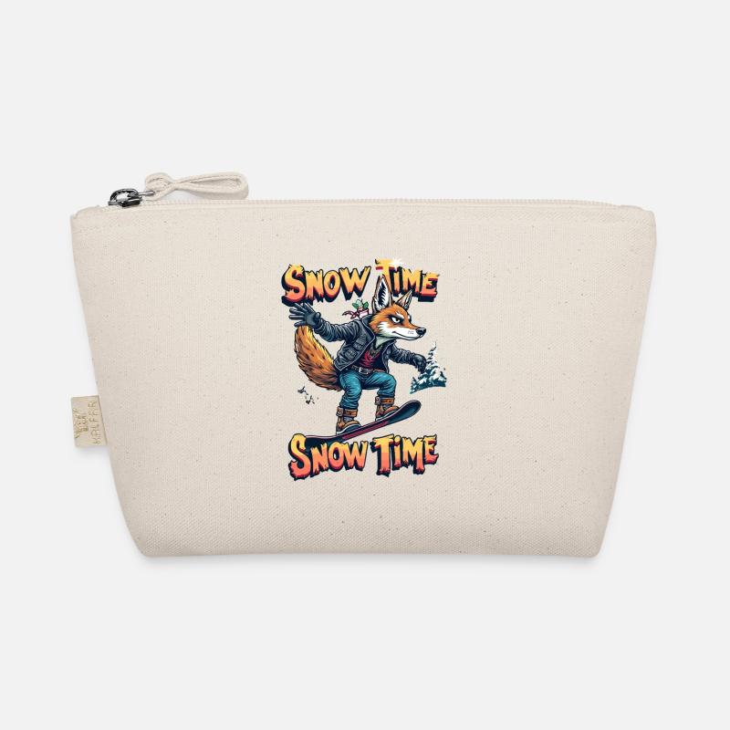 Aventure à la neige avec Snowboard Fox en hiver Trousse biologique