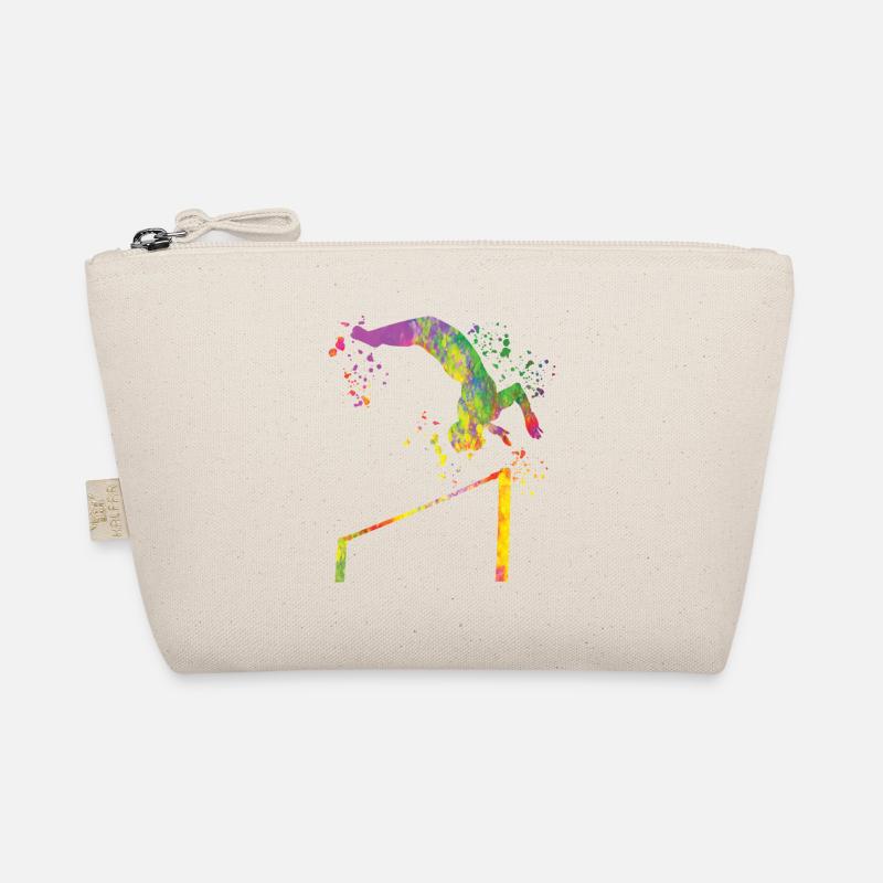 Gymnast high bar artistic gymnastics Organic Pouch
