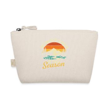 My Favorite Season Is Trail Season Hiking Quote - Organic Pouch - nature - Front