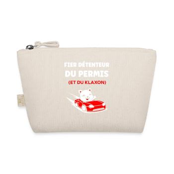 Driver's license humor - Organic Pouch - nature - Front