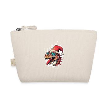 Dragon Noël Drôle - Trousse biologique - nature - Devant