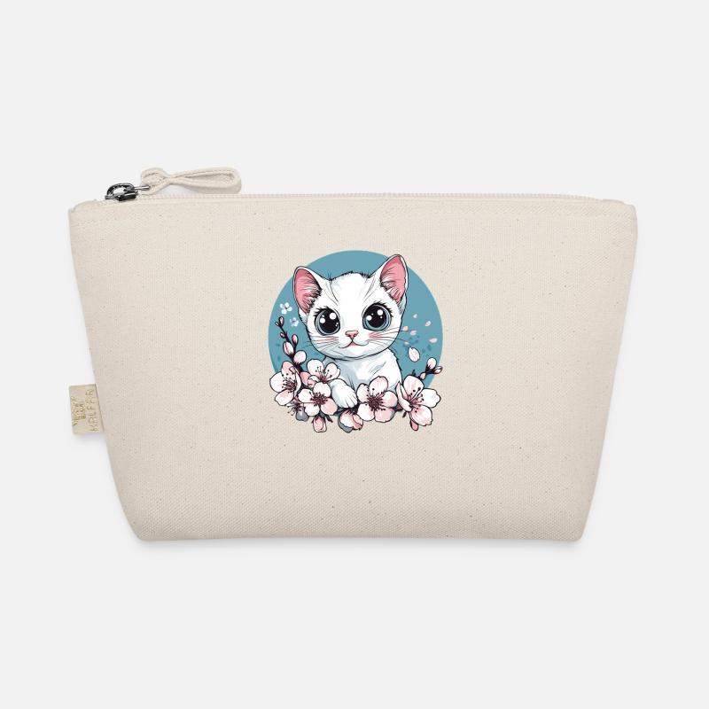 Chatons dans le cercle des cerisiers en fleurs Trousse biologique