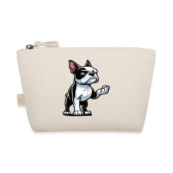 Boston Terrier Boston Terrier owner Bosti - Organic Pouch - nature - Front