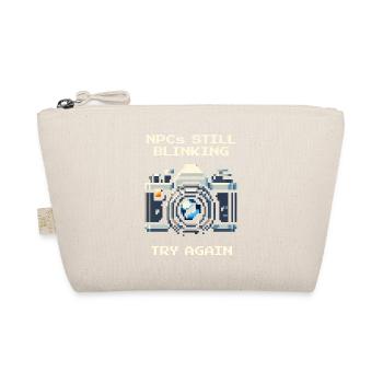 NPC is still blinking | Try again, portrait - Organic Pouch - nature - Front