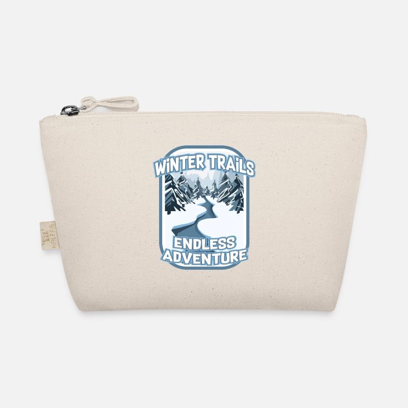 Winter Trails Endless Hiking Adventure Organic Pouch