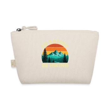 I'd Rather Be Hiking Funny Outdoor Enthusiast - Organic Pouch - nature - Front