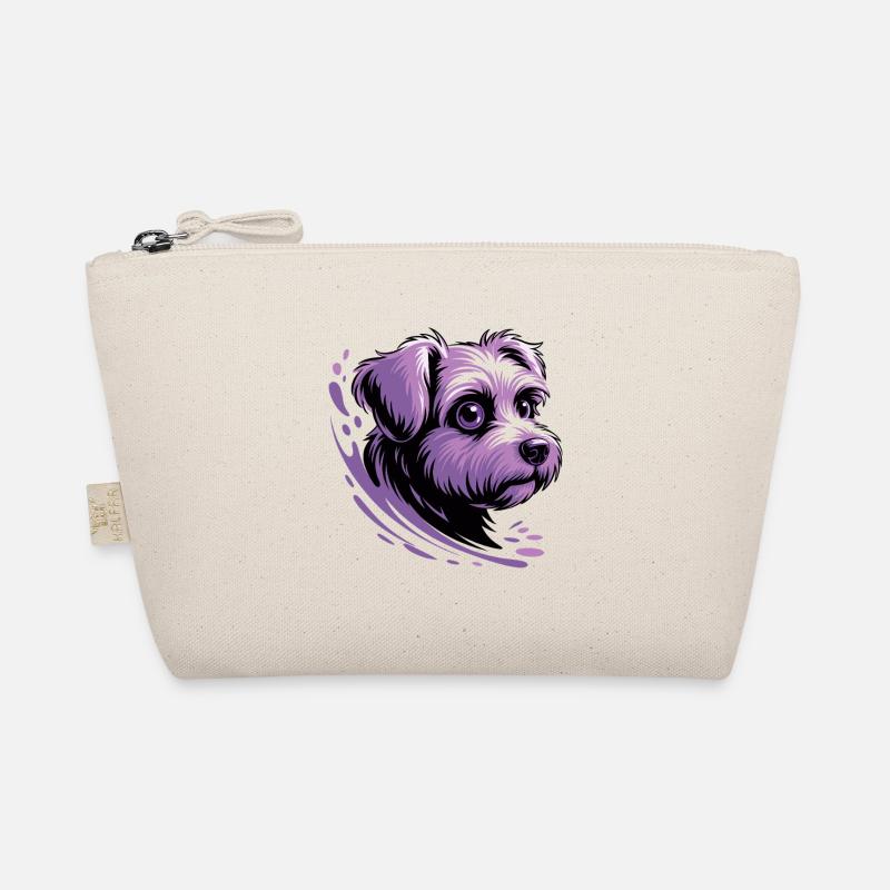 Portrait d’éclaboussure de chiot violet Trousse biologique