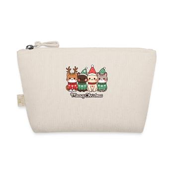 Meowy Christmas Cat Crew, Chatons - Trousse biologique - nature - Devant