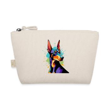 Color explosion Doberman - Organic Pouch - nature - Front