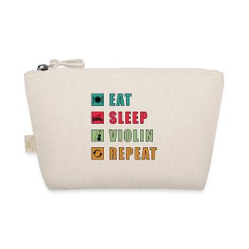 Manger dormir violon répéter Graphique - Trousse biologique - nature - Devant