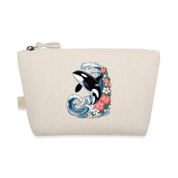 Orca in tropical waves - Organic Pouch - nature - Front