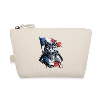 France Cat Knight - Organic Pouch - nature - Front