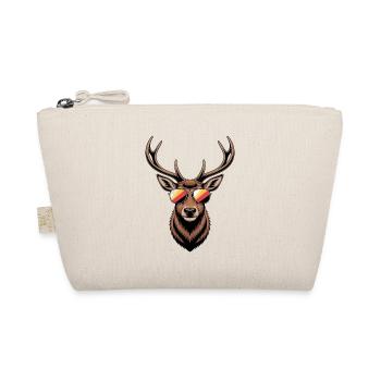 Cerf avec bois et lunettes de soleil - Trousse biologique - nature - Devant
