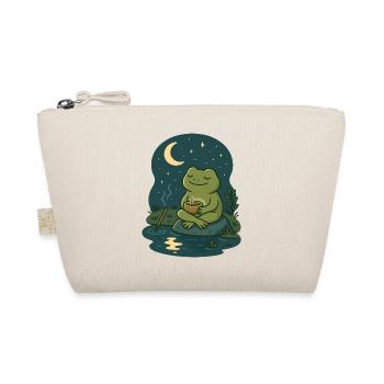 Frog by Moonlight – Mindful & Cozy - Organic Pouch - nature - Front