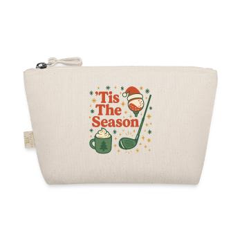 Festive Golfing Cheer: 'Tis The Season - Organic Pouch - nature - Front