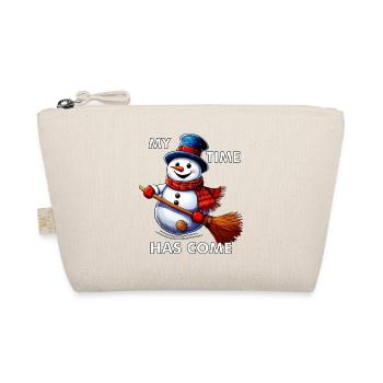 BONHOMME DE NEIGE MON HEURE EST VENUE - Trousse biologique - nature - Devant