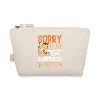 Sorry I'm late. - Organic Pouch - nature - Front
