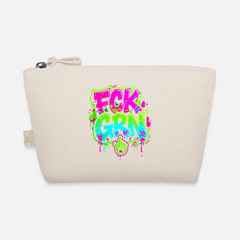 FCK GRN Graffiti  Bio-Täschchen