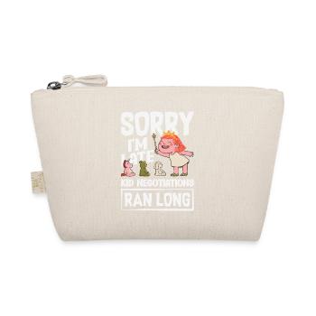 Sorry I'm late. - Organic Pouch - nature - Front