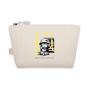 Ramen Lover – Kawaii Anime Noodle Happiness - Organic Pouch - nature - Front