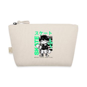 Skate Life – Kawaii Chibi Skater Streetwear Manga - Trousse biologique - nature - Devant