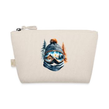 Winter Landscape Reflection Goggles - Organic Pouch - nature - Front