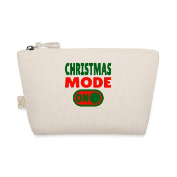 Christmas Mode ON - funny Christmas sayings - Organic Pouch - nature - Front