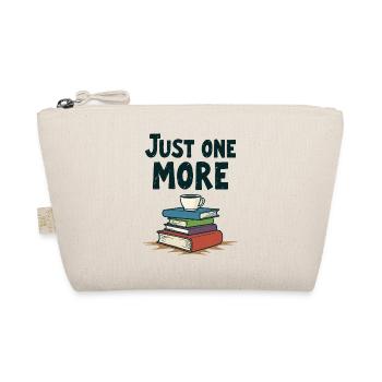 Just One More Reading Books Coffee - Organic Pouch - nature - Front